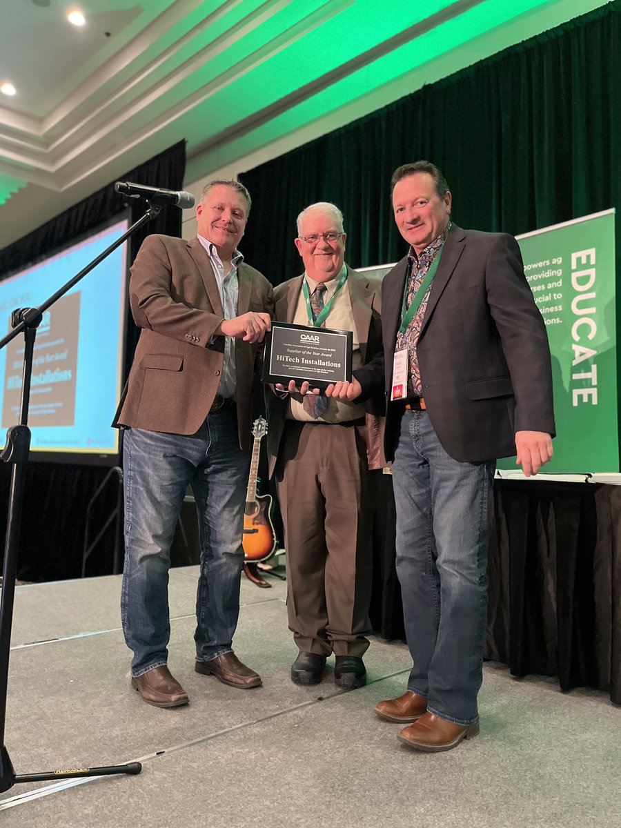 HiTechInstall's tweet image. This happened last night at #caarconnect2024 
Congratulations to our HiTech team!