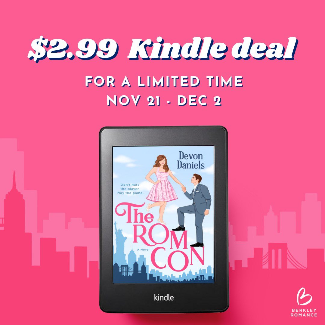 📣🚨 Kindle deal alert! THE ROM CON ebook is on sale for the first time *ever* - get it for only $2.99 today, 11/21 through Monday, 12/2! amzn.to/3Z0M9gp If you haven't read TRC yet, it's the perfect cozy fall read for your Thanksgiving holiday🍁