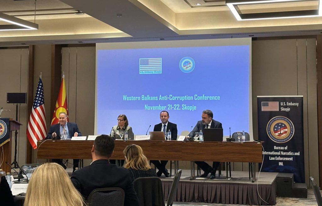 Honored to participate in the Western Balkans Anti-Corruption Conference organized by <a href="/USEmbassySkopje/">U.S. Embassy North Macedonia</a> &amp; <a href="/StateINL/">US Dept of State INL</a>, contributing to the panel "Experiences Among Anti-Corruption Commissions"
Grateful to <a href="/USEmbPristina/">U.S. Embassy Pristina</a> in amplifying APC’s voice regionally.