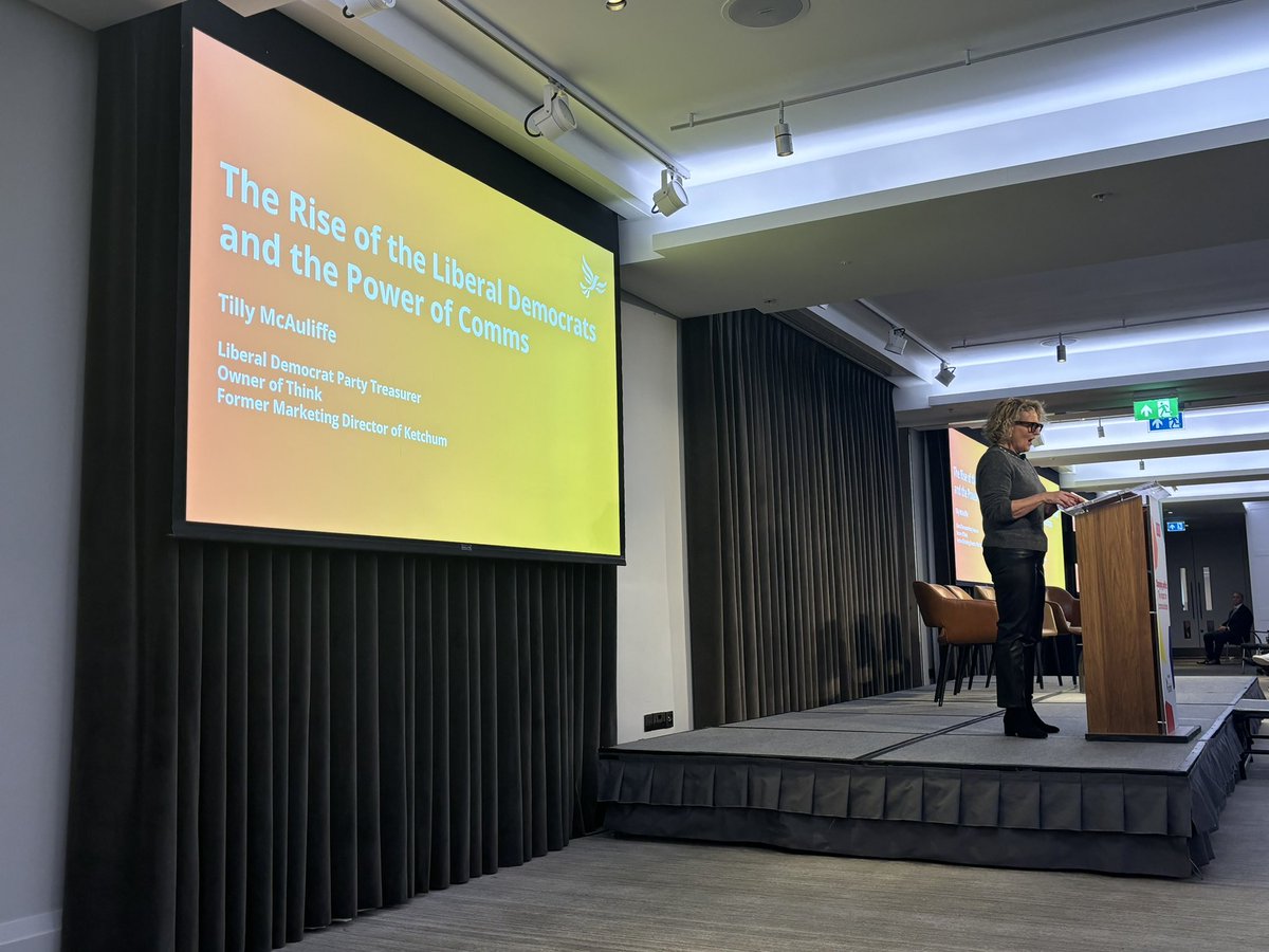Andrew Hesselden (@andrewhesselden) on Twitter photo Very excited to listen to <a href="/tilly_mcauliffe/">Tilly McAuliffe</a> telling the story of the role of comms in the recent success of the <a href="/LibDems/">Liberal Democrats</a> #CIPRConf24 #InternalComms #PR Very excited to listen to <a href="/tilly_mcauliffe/">Tilly McAuliffe</a> telling the story of the role of comms in the recent success of the <a href="/LibDems/">Liberal Democrats</a> #CIPRConf24 #InternalComms #PR