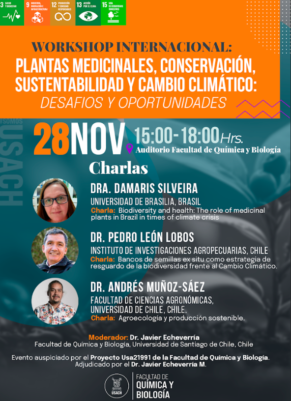 Andrés Muñoz-Sáez (@amunozsaez) on Twitter photo Todxs invitadxs el 28 de noviembre a este workshop en la Fac. Química y Biología de la #USACH 👇 <a href="/usach/">Universidad de Santiago de Chile</a> <a href="/agronomiauchile/">Agronomía UChile</a> Todxs invitadxs el 28 de noviembre a este workshop en la Fac. Química y Biología de la #USACH 👇 <a href="/usach/">Universidad de Santiago de Chile</a> <a href="/agronomiauchile/">Agronomía UChile</a>