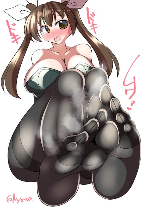 「な、なんじゃ…!そんなに必死に嗅ぐでない…!///」  
ムチムチ黒タイツ利根姉さん(ˇωˇ)   
進水日おめでとう!(連続1721日目  
#艦これ版真剣お絵描き60分一本勝負_20241121 
#艦これ版深夜の真剣お絵描き60分一本勝負 
#10000日チャレンジ #めび環んどろ 
#利根進水日 