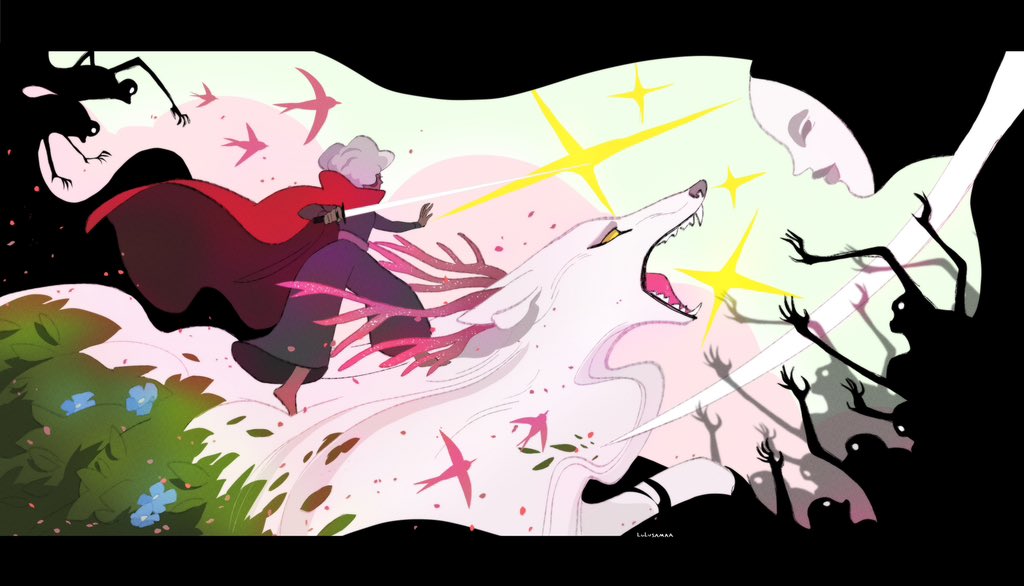 For <a href="/nomadastudiobcn/">Nomada Studio - NEVA & GRIS</a> fan art contest!✨
#NevaFanArt