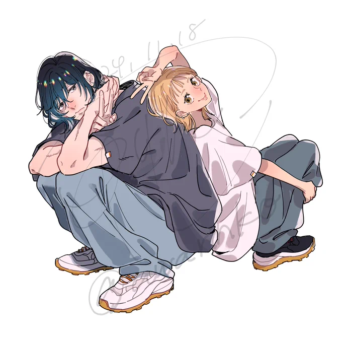 創作
付き合ってないアオとハル 