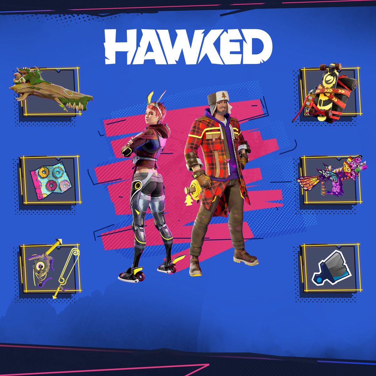 Jumping Jehosaphat, is that a falling tree? 🌲

Back in my day we wore the Lumberjack Outfit for the job and used the scrap wood to make Tree Trunk Hoverboards. If you run full chisel to GE-0, he might just have some to your size in the Shop!

playhawked.com/news/240