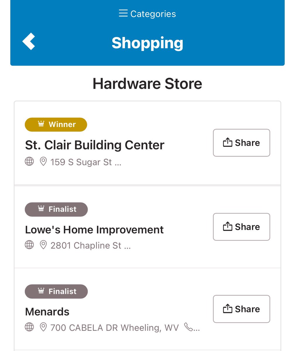 stclairbldcntr's tweet photo. 🏆 Thank You! 🏆

We are incredibly honored to be named Readers’ Choice Best Hardware Store in the Valley for the second year in a row! 🎉

From all of us at St. Clair Building Center, thank you for making this possible! Here’s to continuing to build together! 🛠️ https://t.co/MkMGooFPvB