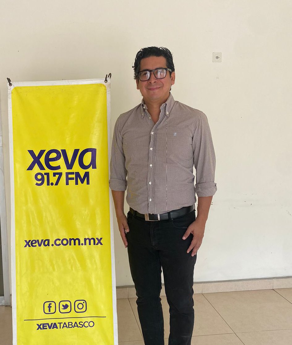 📻En un momento nuestro dirigente estatal, <a href="/diegoedelao/">Diego De la O Cetina</a> en la <a href="/XEVATabasco/">XEVA TABASCO</a>. ¡Sintonízalo en la 91.7 FM!