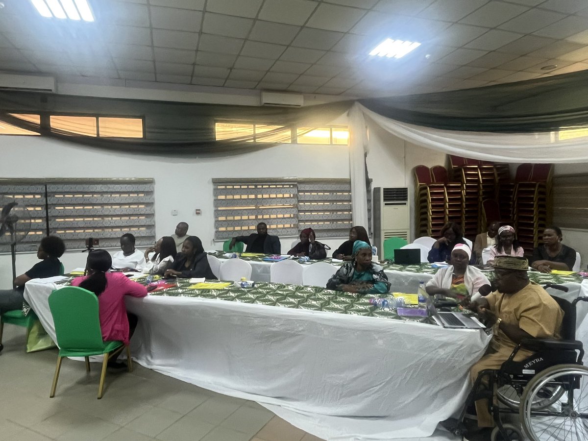 olugbuofound's tweet image. “Children with disabilities in Nigeria are sent out to beg to raise money to train their siblings with ability” - Mr Christian Agbo speaking during the #InclusiveEducation workshop in Abuja organised by the @NhrcNigeria and @ilnwakama