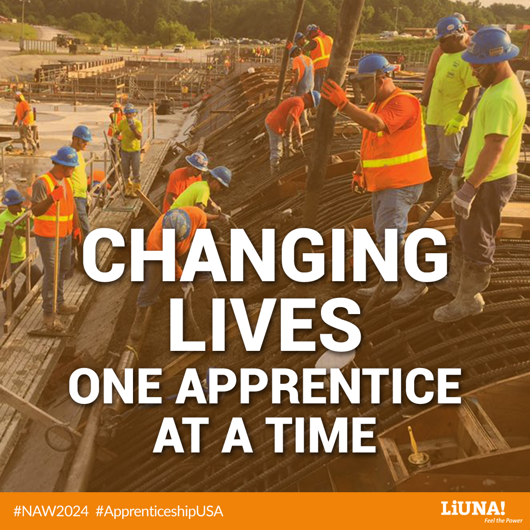 #LIUNA Apprenticeship offers a pathway into the middle class, setting you up for a career in construction with great pay, benefits, and a comfortable retirement!

Find out more about our apprenticeship programs here: liunatraining.org/careers-and-ap…
#NationalApprenticeshipWeek #NAW2024