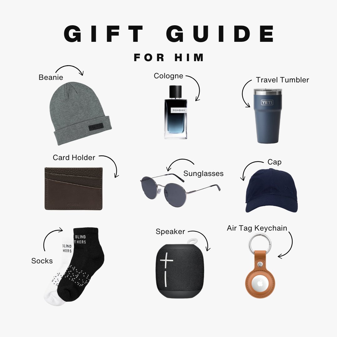 Stuck on ideas for him? Here is our gift guide 🎁

#giftguide #gift #holidays #festiveseason