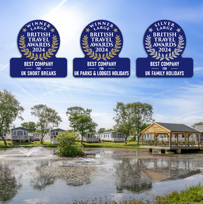 We won! 🎉 Not just one award, but three at the British Travel Awards 2024:

• Gold - Best Company for UK Short Breaks
• Gold - Best Company for UK Parks &amp; Lodges Holidays
• Silver - Best Company for UK Family Holidays

#BritishTravelAwards #BTAs
