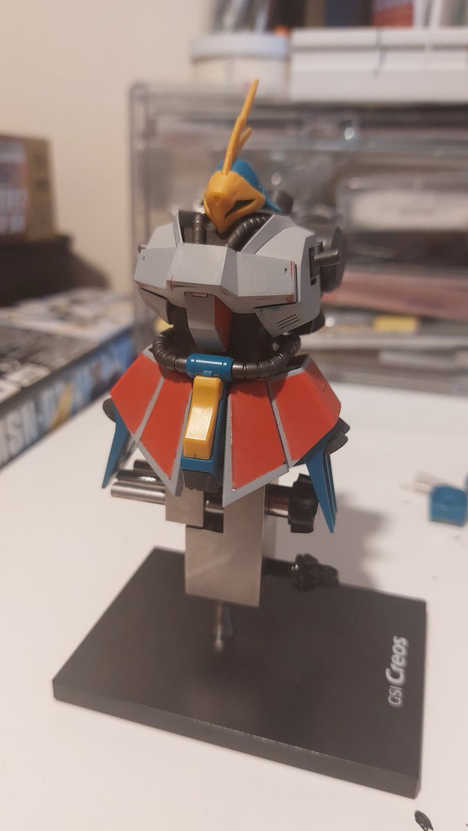 Typebble's tweet image. Reshaping Jagd Doga with new tools from @RayStudio_01 😀

#Gunpla #ガンプラ 
#HGUCヤクトドーガ