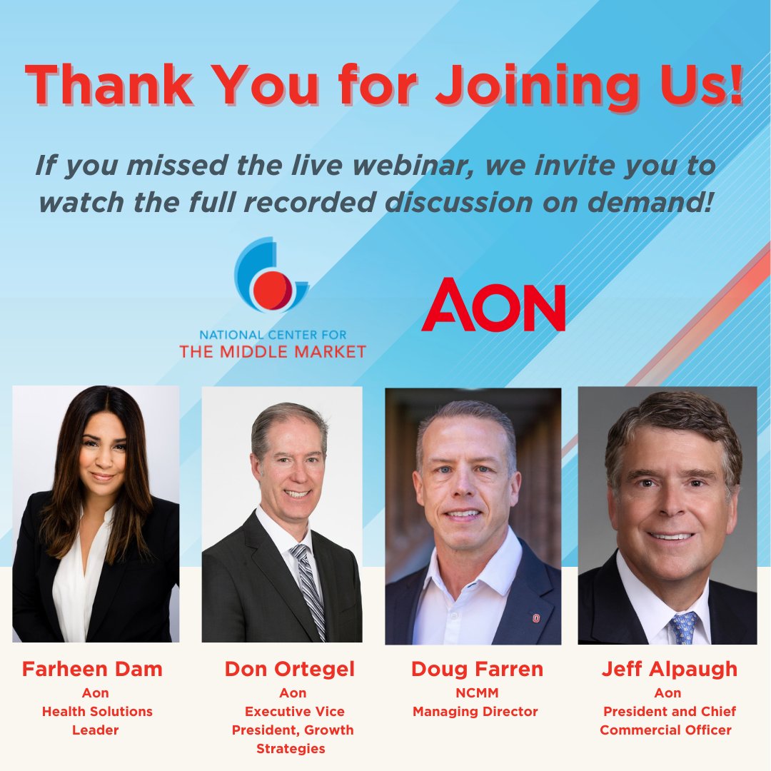 Thank you to everyone who attended our live webinar with Aon. Whether you’re walking away with new insights, inspiration, or actionable tips, we’re thrilled to have shared this experience with you! 

Watch the recorded webinar here: youtube.com/watch?v=jDUy-M…