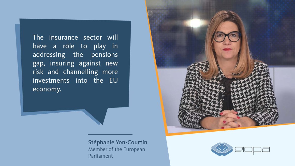 💬Thank you, <a href="/s_yoncourtin/">Stéphanie Yon-Courtin</a> , MEP, for your video impulse statement about Europe’s priorities, competitiveness and future challenges 💫

#EIOPAConference2024