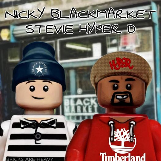 mcsteviehyperd's tweet image. Big up to BRICKS ARE HEAVY for the Lego masterpiece of Stevie Hyper D &amp;amp; @nickyblkmkt  — the ultimate duo