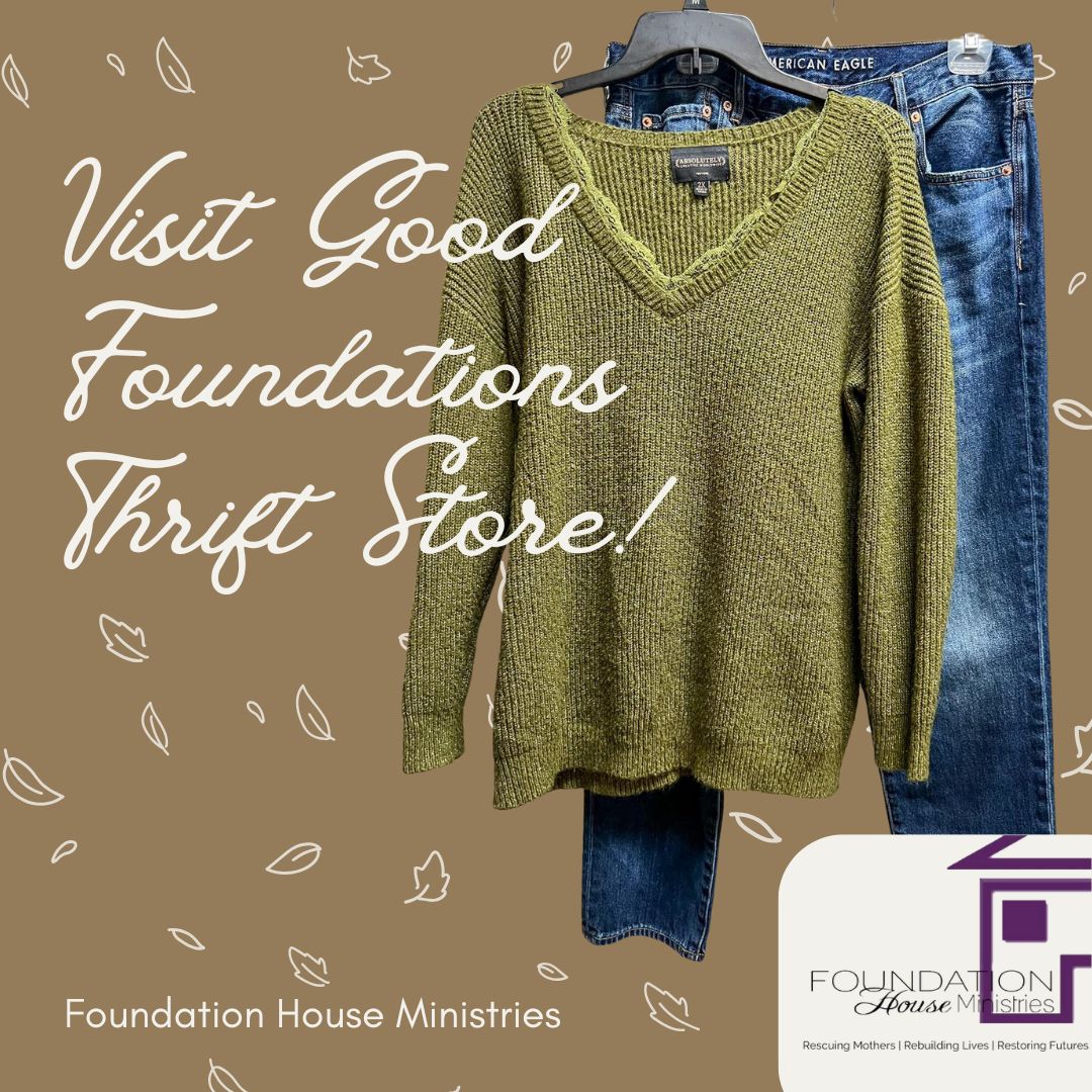 ClevelandFHMs's tweet photo. Our Good Foundations Thrift Store plays a vital role in supporting our mission.

Store Hours: Mon - Fri: 11 AM - 4 PM | Sat: 11 AM - 3 PM
📍 Location: 264 Broad Street NW, Cleveland, TN 37311

#ThriftStore #ShopLocal #SupportMothers #FoundationHouseMinistries https://t.co/vDCo9Lmblv