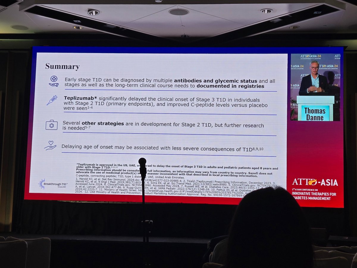 Great talks at #ATTDASIA24  on potential of tirzepatide in #T1d, David Pamzirer on whole-person care,  menin inhibition with icovamenib, #AHCL in Asians and more. Thanks to <a href="/TBattelino/">Tadej Battelino</a> and team! Lovely connecting with so many ppl and looking forward next year! 
<a href="/ATTDconf/">Advanced Technologies & Treatments for Diabetes</a>