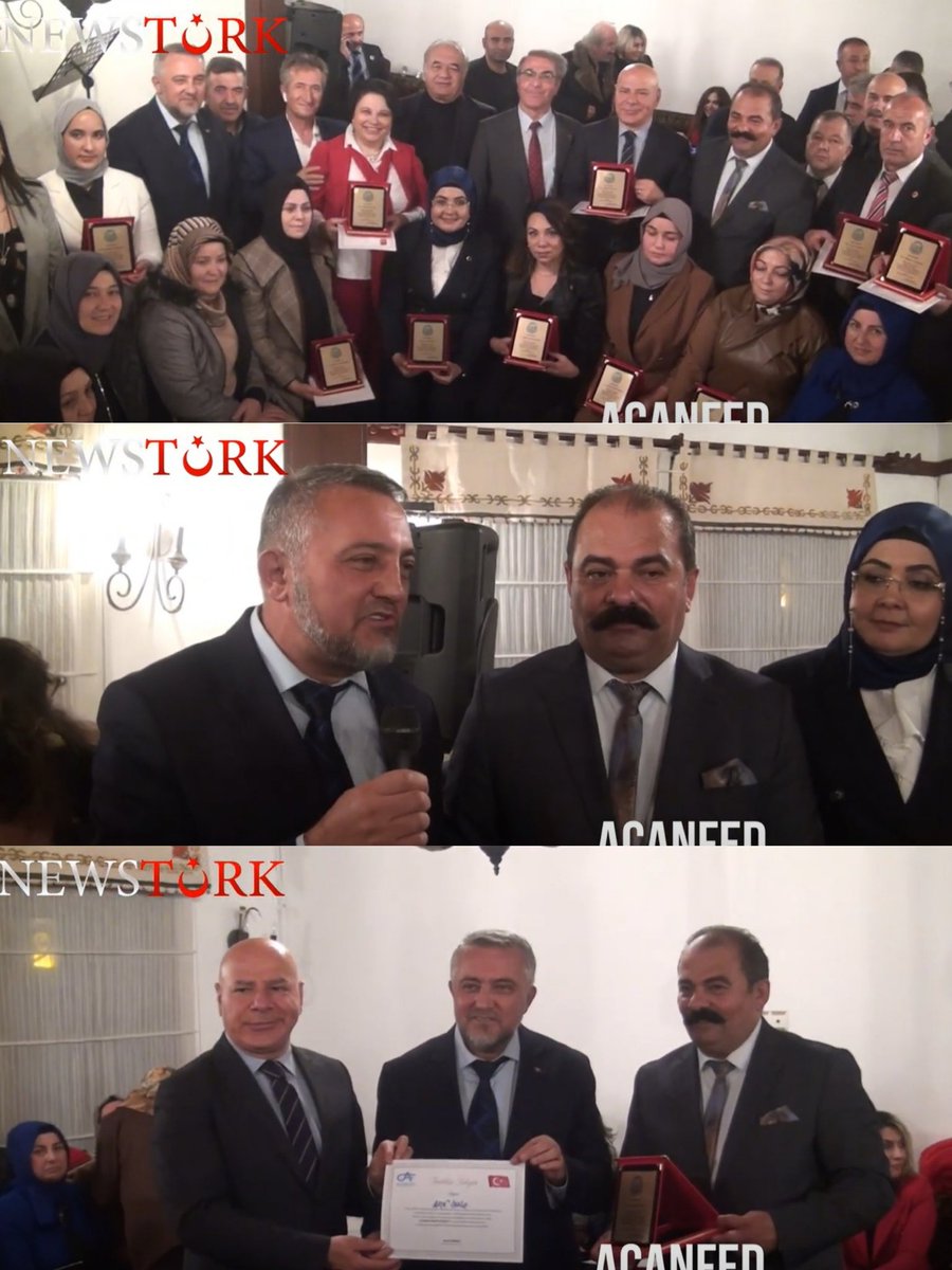 Gayretten çok hizmet önemli, niyeti Allah rızası olanın, gayreti boşa gitmez. 
AÇANFED prestij ödülleri kapsamında, "En iyi Toplum Hizmeti" Ödülü. Teşekkürler....