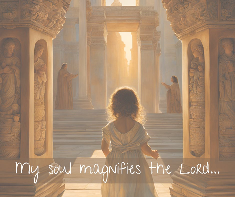 Mary is the ultimate model of "saying yes" to God. Today we celebrate the Feast of the Presentation of the Blessed Virgin Mary based on an ancient tradition that says Mary was taken to the temple in Jerusalem when she was 3-years-old and dedicated to God. Hail Mary, full of grace