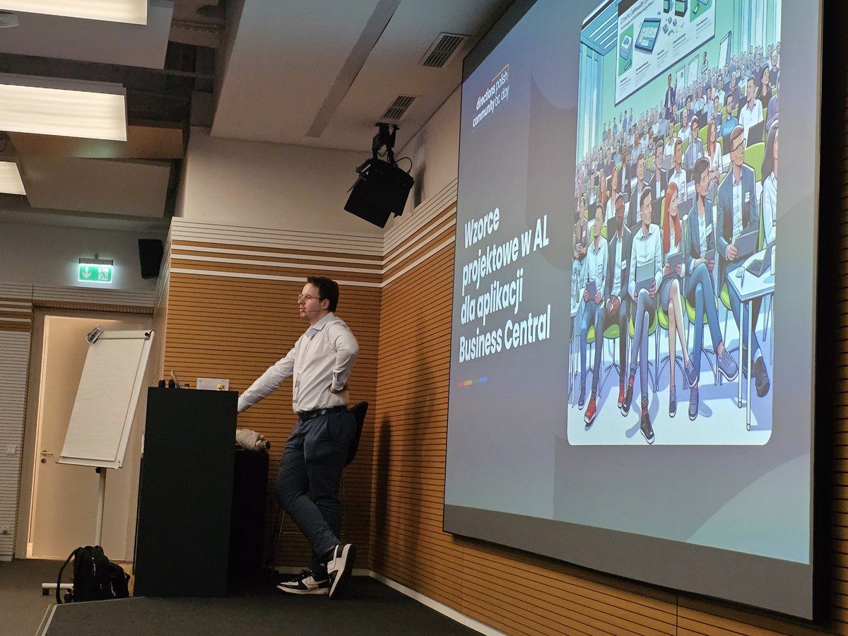 Krzysztof Bialowas (aka KB) (@mynavblog) on Twitter photo Jakub is talking about Design Patters in #MSDyn365BC <a href="/DirectionsEMEA/">Directions for Partners</a> Business Central Day in Poland. Jakub is talking about Design Patters in #MSDyn365BC <a href="/DirectionsEMEA/">Directions for Partners</a> Business Central Day in Poland.