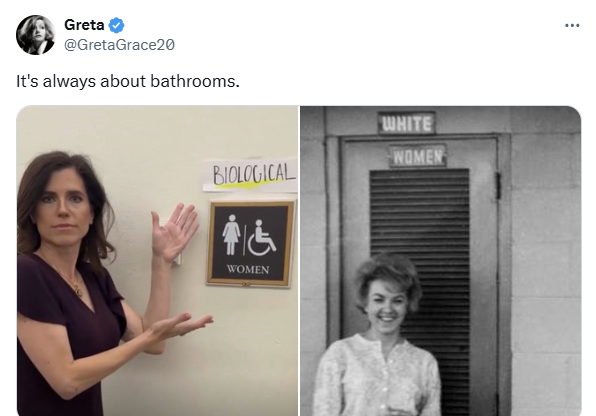 This movement always attempts to hijack historical black plight to pretend it's one in the same with theirs and they engage in melodramatic comparisons that minimize real historical problems.

The difference here is that Black Women are Women.