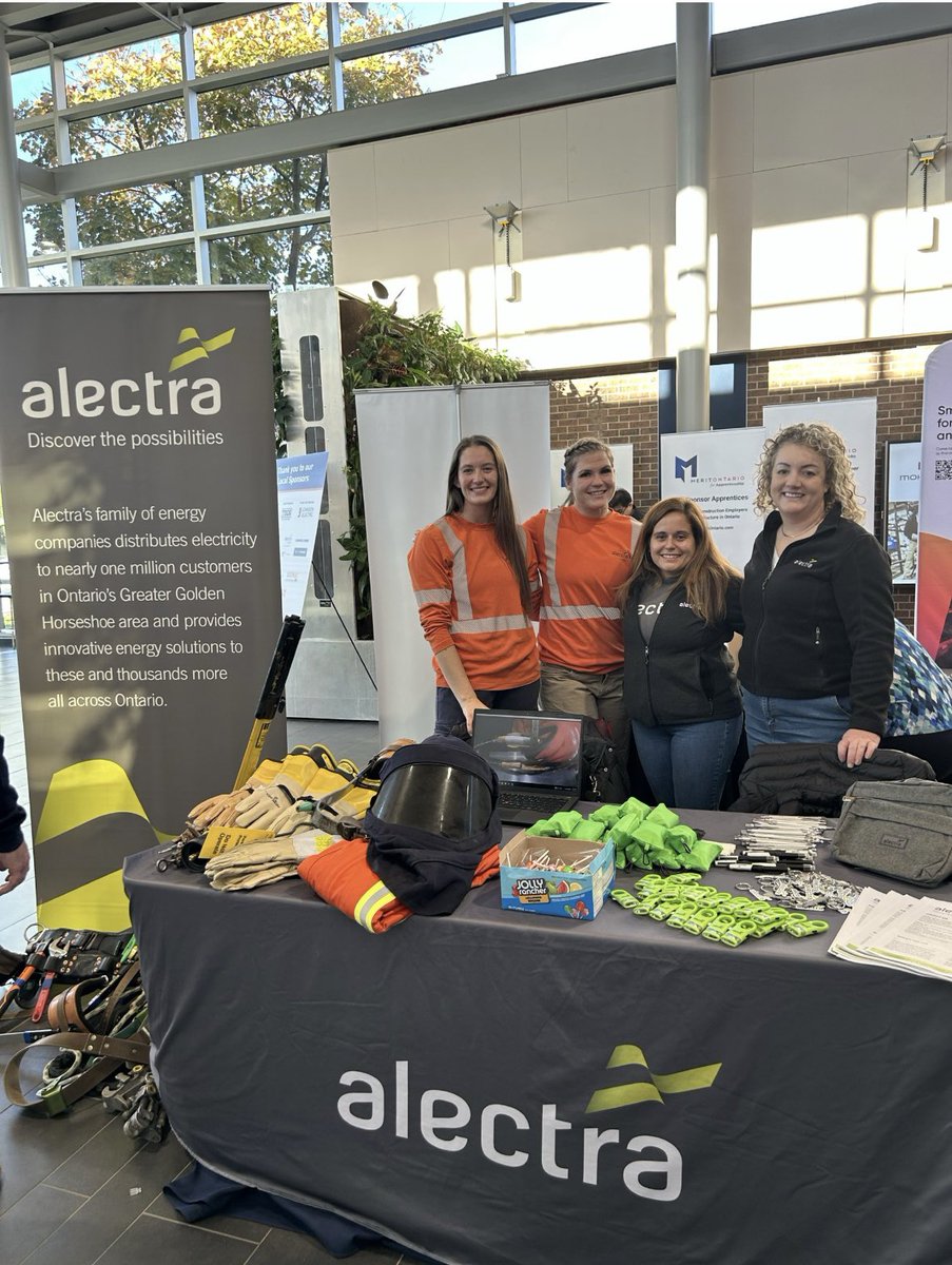 Last week we were proud to be a part of the Jill of All Trades event at <a href="/MohawkCollege/">Mohawk College News</a>! Young women explored skilled trades through hands-on workshops, discovering exciting career paths. Here’s to inspiring tomorrow’s tradeswomen. 
 
#alectraCARES