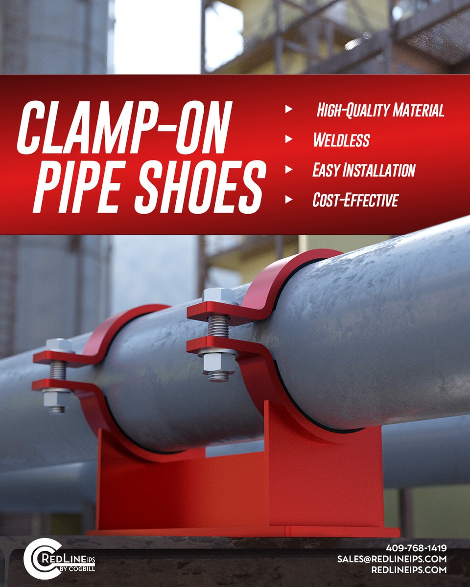 CogbillConstruc's tweet image. 🚧 Revolutionize Your Piping System 🚧
Say goodbye to welding and hello to efficiency!
 ✅ Easy, Weldless Installation
 ✅ Cost-Effective Durability
Look out for our later video explaining more about our weldless piping options!
Learn more 👉 redlineips.com
#Industrial