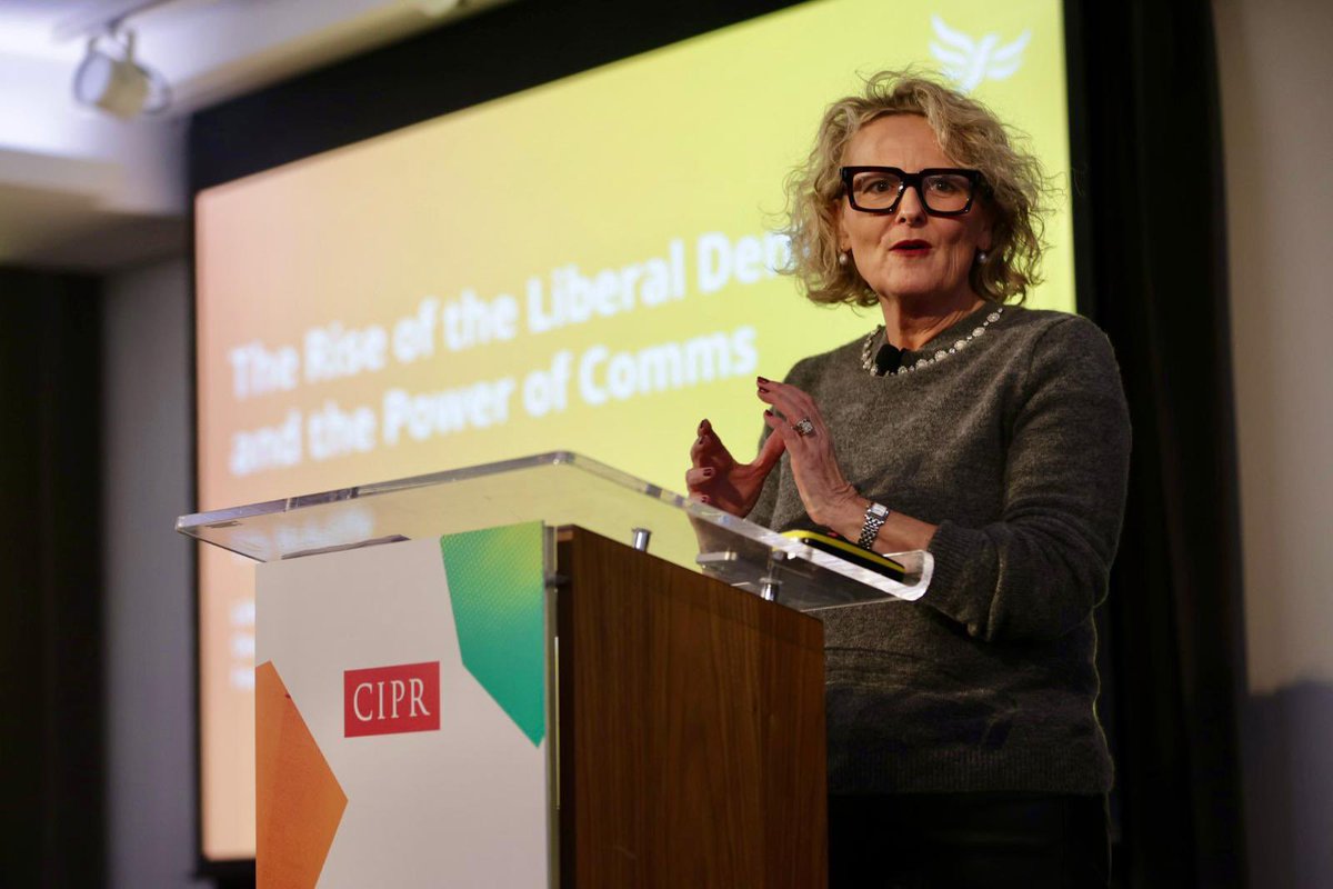Chartered Institute of Public Relations (@cipr_global) on Twitter photo An in-depth analysis of the Liberal Democrat’s election campaign from Party Treasurer <a href="/tilly_mcauliffe/">Tilly McAuliffe</a> and how the party used data and strategic public relations to win 72 seats.
#CIPRConf24 An in-depth analysis of the Liberal Democrat’s election campaign from Party Treasurer <a href="/tilly_mcauliffe/">Tilly McAuliffe</a> and how the party used data and strategic public relations to win 72 seats.
#CIPRConf24