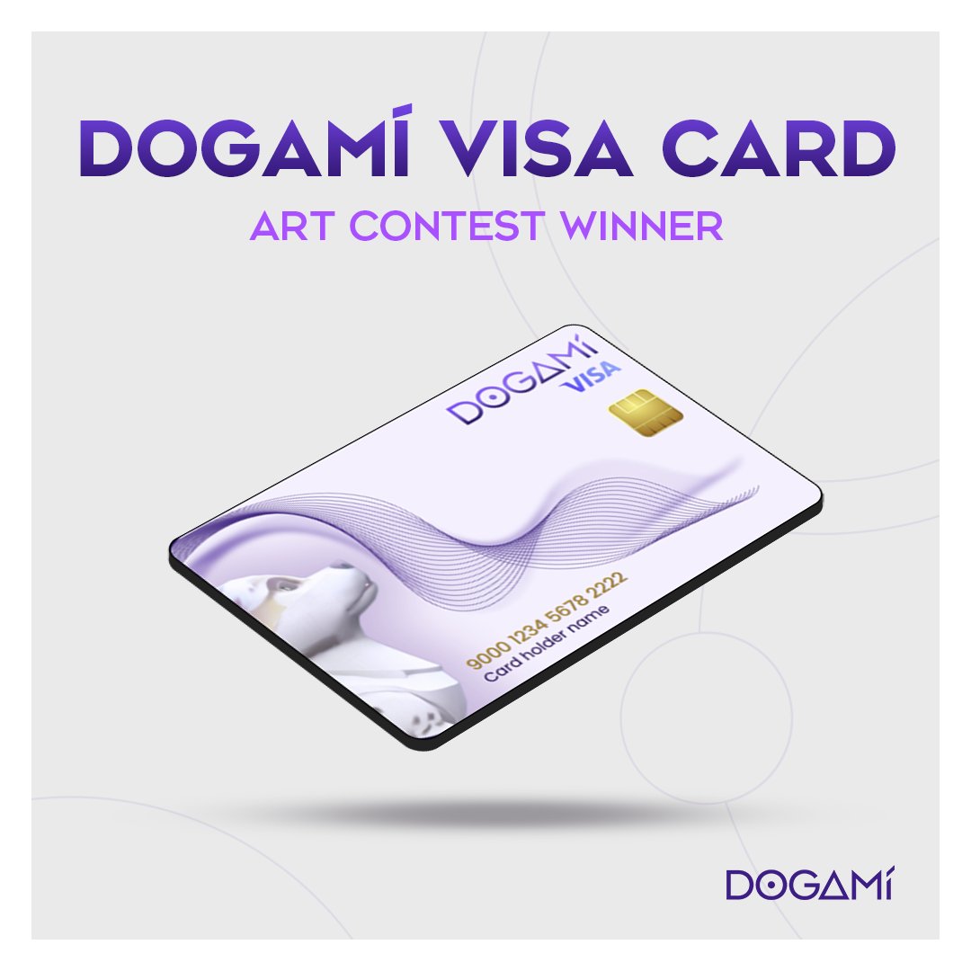 The votes are in! The winning design for the DOGAMÍ VISA card is <a href="/westie_OMGOD/">westie🐾</a>! 💳🔥

Her design will inspire the official DOGAMÍ x <a href="/DeblockApp/">Deblock</a> card to use $DOGA for real-world purchases 😉

Congratz also to these Dogamers who've won an NFT:

🥈 Ozix
🥉 <a href="/NathanSimula/">Nathan | Frame-Ux</a>