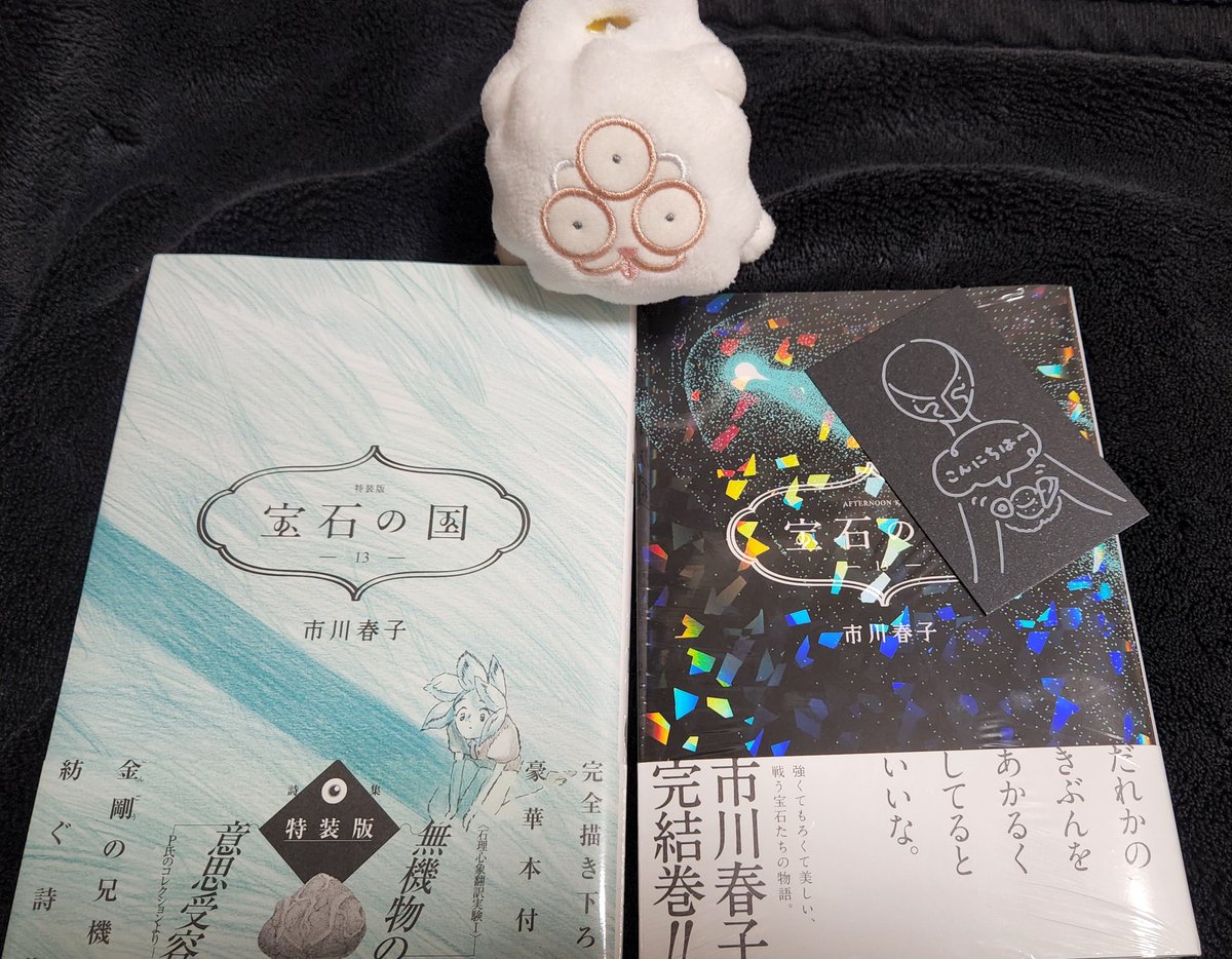 宝石の国買ってきたよ！！！ 特装版買ったとこ特典なかったのと、通常