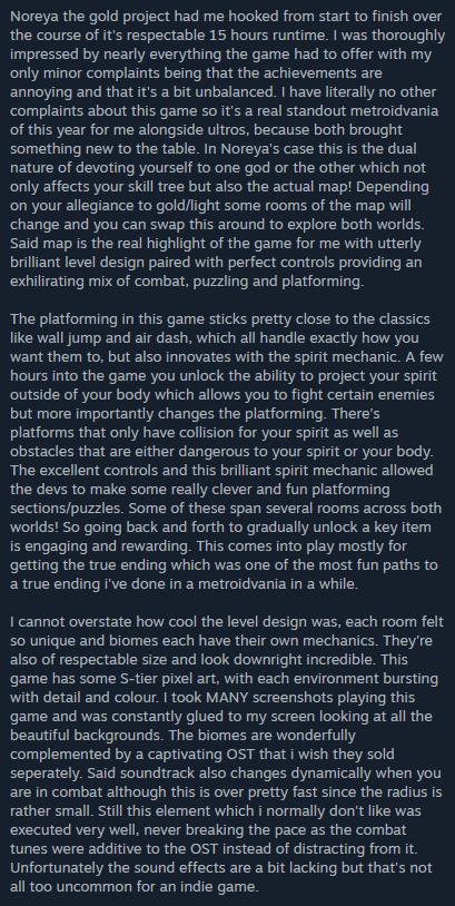 This is the only reason I make games and will keep doing so until I'm dead.

When someone understand the game and enjoy it, it's the best rewarding thing as a developer.