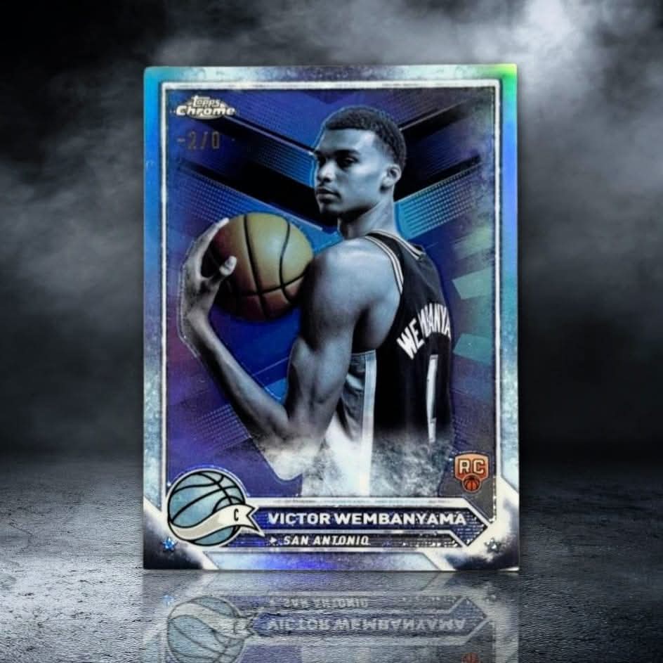 CardHubPH's tweet image. PULLED!!! @blezsportscards with an ICE-COLD hit! 🥶🥶🥶

Victor Wembanyama 
FrozenFractor -2/0
2023 Topps Chrome Basketball

@CardPurchaser