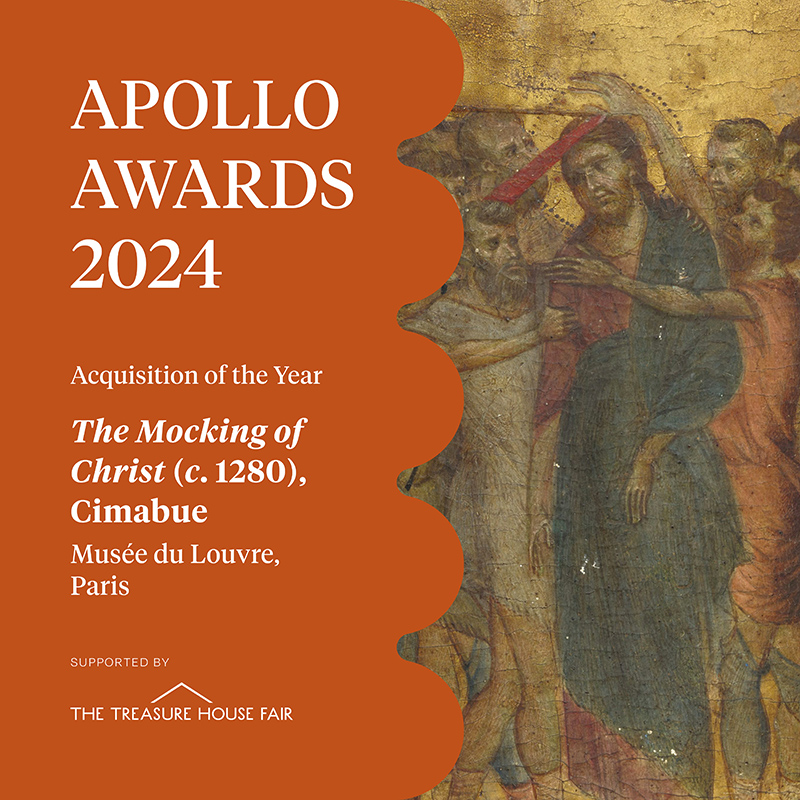Apollo_magazine's tweet photo. We are delighted to announce that ‘The Mocking of Christ’ by Cimabue, acquired by the Musée du Louvre (@MuseeLouvre), is the winner of the Apollo Acquisition of the Year award, which is supported by Treasure House Fair (@treasurehfair)⁠