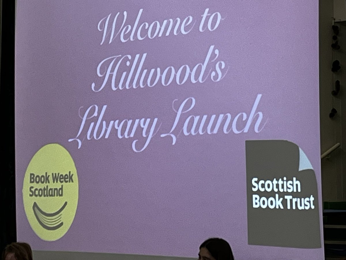 Delighted to be <a href="/HillwoodPS/">Hillwood Primary</a> as the Book Worms open their new library #BookWeekScotland <a href="/scottishbktrust/">Scottish Book Trust</a>