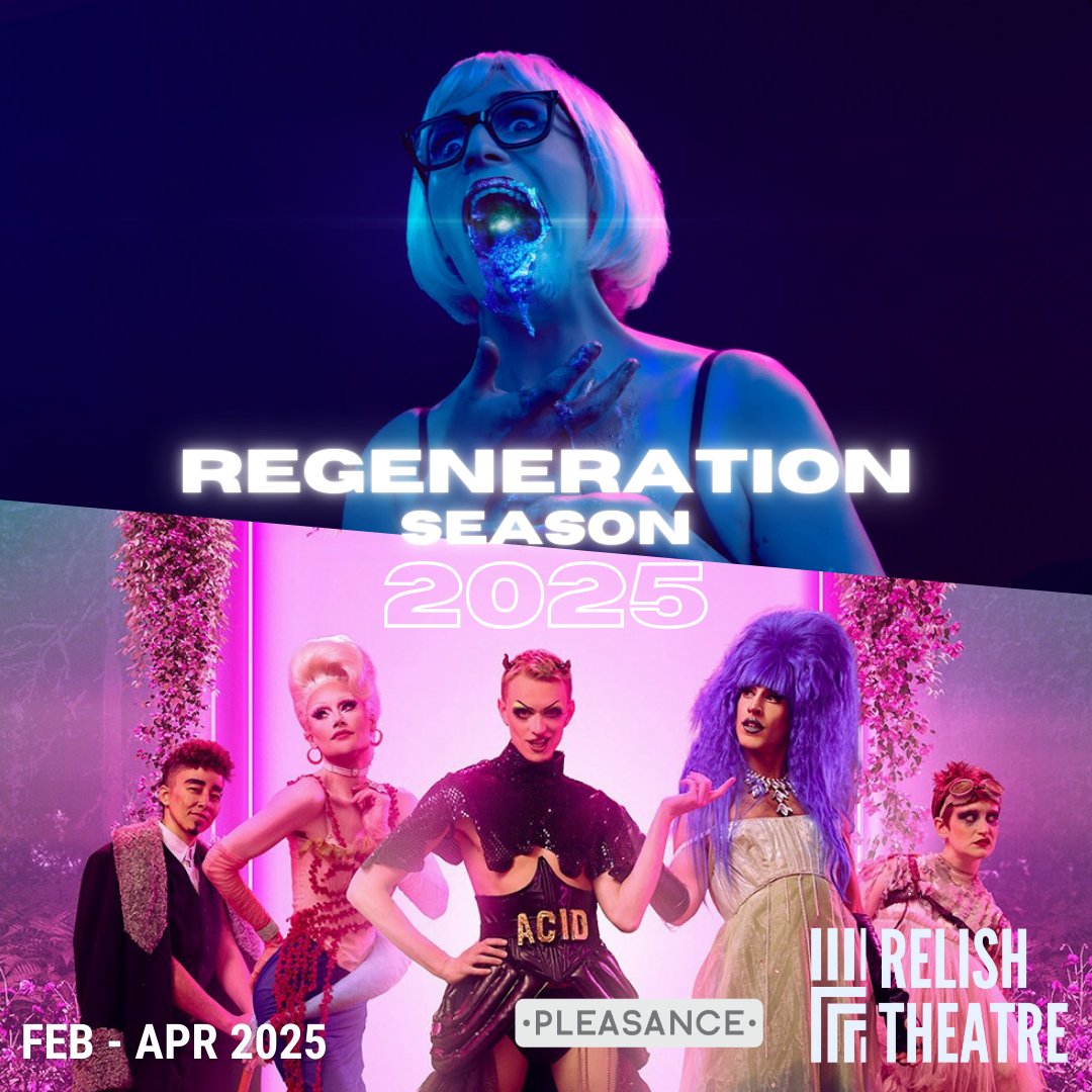Relish Theatre (@relishtheatre) on Twitter photo 📢BIG ANNOUNCEMENT📢
We are excited to share our Regeneration Season: 3 incredible queer works <a href="/ThePleasance/">Pleasance</a> + <a href="/KingsHeadThtr/">King's Head Theatre</a>
🔥ACID'S REIGN -05.02-01.03
🐷OH MY PAIN, MY BEAUTIFUL PAIN! by <a href="/EvieFehilly/">Evie Fehilly</a> -06.02-01.03
♀️PUPPY by <a href="/NaomiJWesterman/">Naomi Westerman ✡️🏳️🌈🧠</a> -01-27.04
Links for 🎟️ in bio 📢BIG ANNOUNCEMENT📢
We are excited to share our Regeneration Season: 3 incredible queer works <a href="/ThePleasance/">Pleasance</a> + <a href="/KingsHeadThtr/">King's Head Theatre</a>
🔥ACID'S REIGN -05.02-01.03
🐷OH MY PAIN, MY BEAUTIFUL PAIN! by <a href="/EvieFehilly/">Evie Fehilly</a> -06.02-01.03
♀️PUPPY by <a href="/NaomiJWesterman/">Naomi Westerman ✡️🏳️🌈🧠</a> -01-27.04
Links for 🎟️ in bio