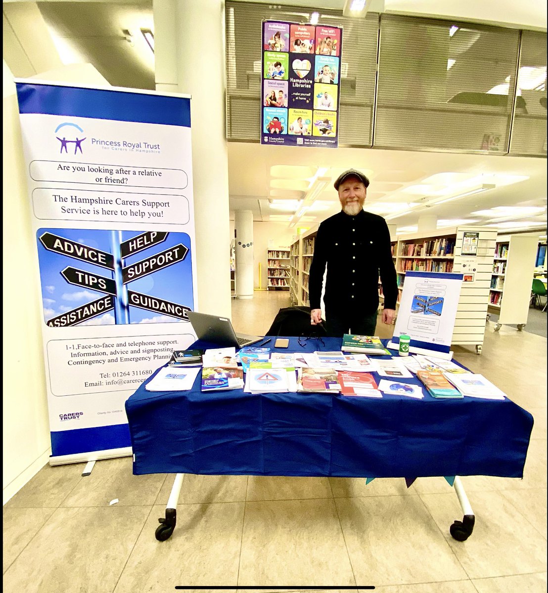 Carers Rights Day 2024. <a href="/prtchampshire/">PRTC Hampshire</a> are out and about empowering Carers to know their rights and offering support #CarersRightsDay   <a href="/CarersTrust/">Carers Trust</a> <a href="/hantsconnect/">Hampshire County Council</a> <a href="/SGNgas/">SGN</a> <a href="/BlueLampTrust/">Blue Lamp Trust</a>