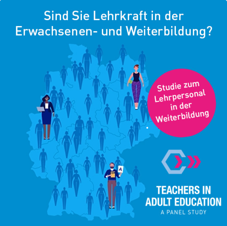 Wie ist die Situation des Lehrpersonals in der Erwachsenen- und #Weiterbildung? Wie können Strukturen gezielt verbessert werden? Mit diesen und weiteren Fragen beschäftigt sich die TAEPS-Studie. Jetzt registrieren! taeps.de #Studie #Lehre