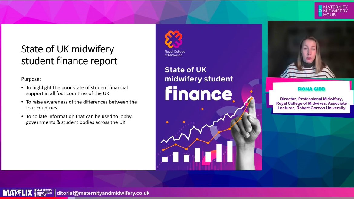 💷ICYMI 💸
*State of UK midwifery Student Finance*

It was a pleasure to contribute to this webinar a couple of weeks ago. 
You can watch back about the work we’ve been doing here: youtu.be/iwzybsj4CEc?si…