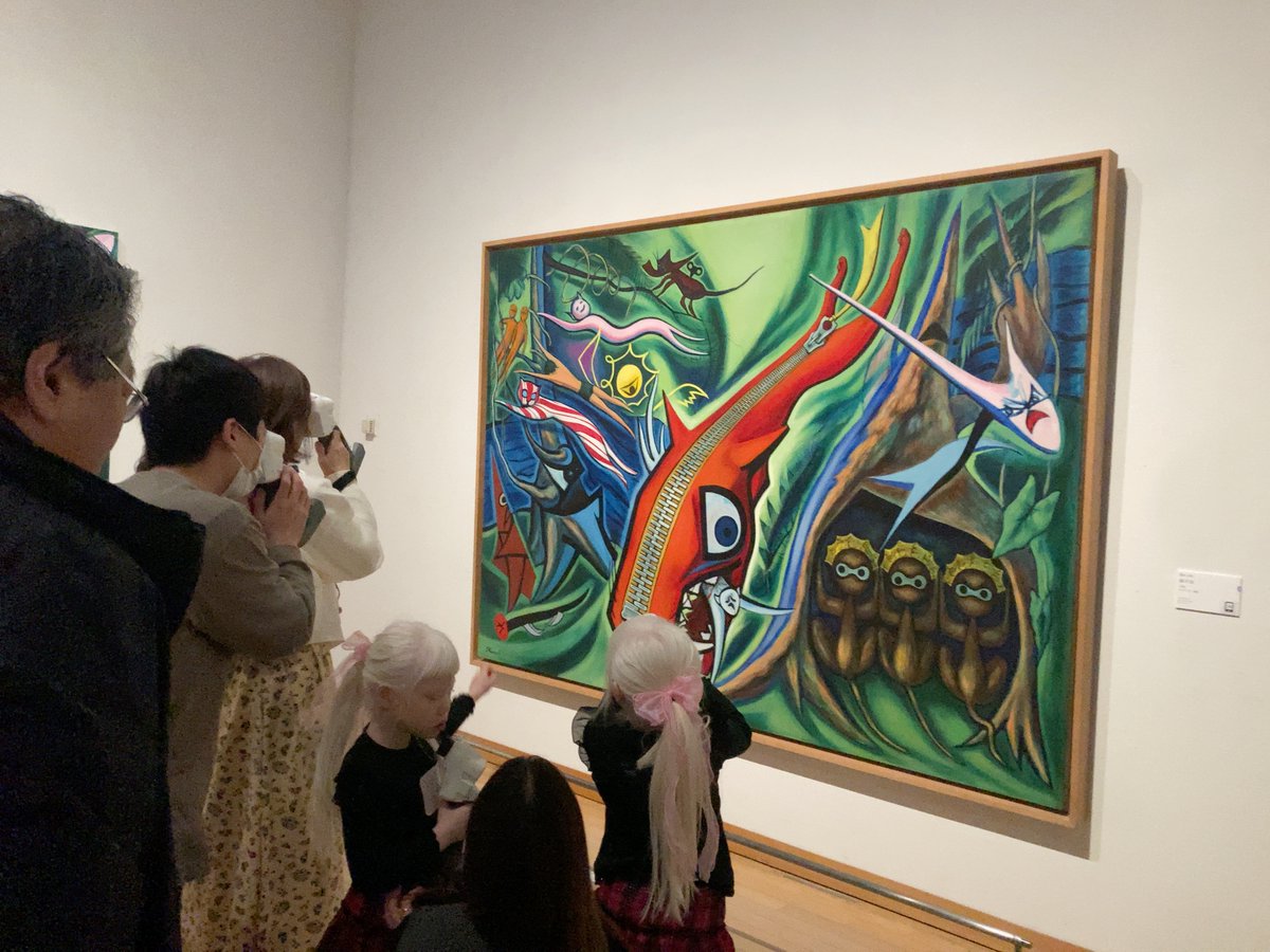 kobato1422's tweet photo. 【11/23放送後記】
川崎市岡本太郎美術館 @taromuseum で行われたロービジョンの方向けの鑑賞会の模様とともに、視覚支援デバイス「レティッサオンハンド」について、ご紹介しました。
https://t.co/8vEWt7f6Jq
※OA後1週間聴取可 https://t.co/zOsIjXlb2T