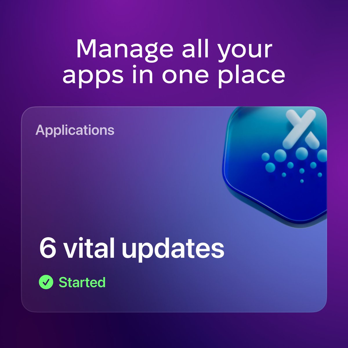 You’ve postponed that update. Again 💀 

With the new CleanMyMac, you can eliminate noisy pop-ups and control your whole toolkit with one button. The Applications tab lets you update and uninstall apps – and tidy up their leftovers.

P.S.: please, never delete your apps by