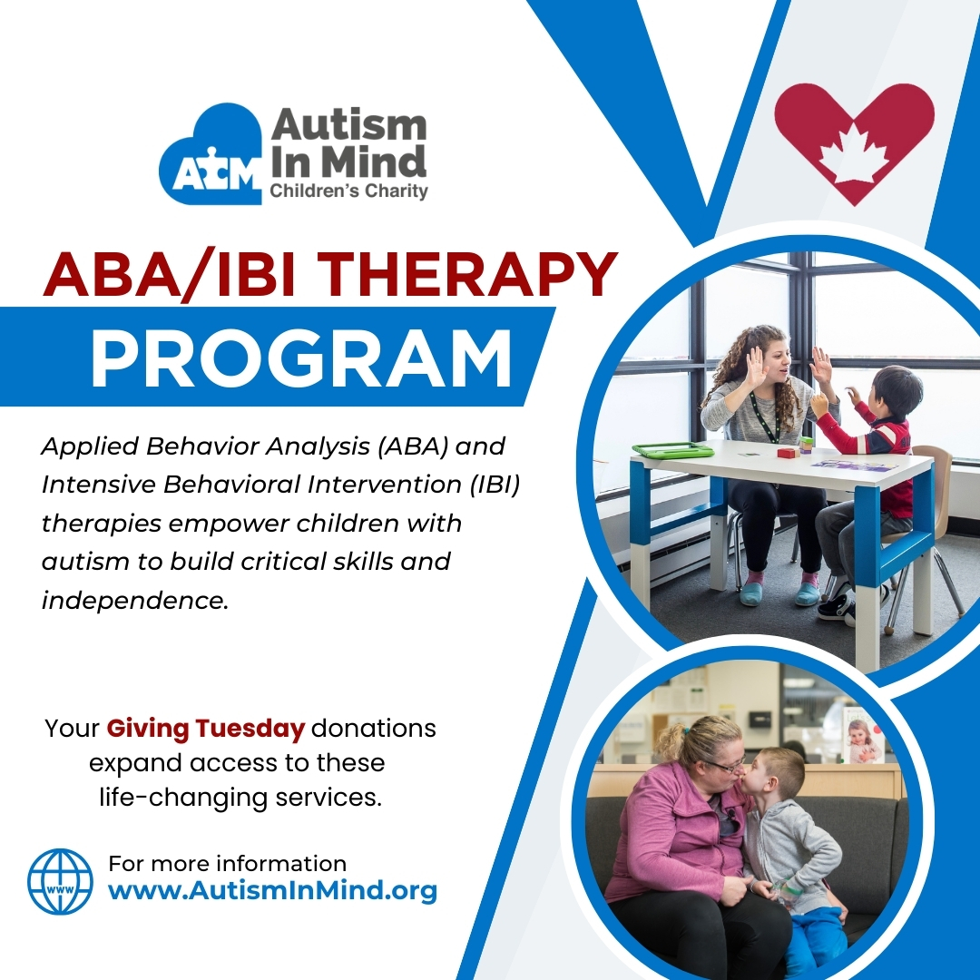 AutismInMindCC's tweet image. This #GivingTuesday, help AIM Charity raise $24,000 to provide life-changing ABA/IBI therapy for families with autism. 💙 Every dollar brings children closer to their potential. Donate now and make an impact! 🌟

🔗 canadahelps.org/en/dn/122369

#AutismSupport #ABAtherapy #GiveBack