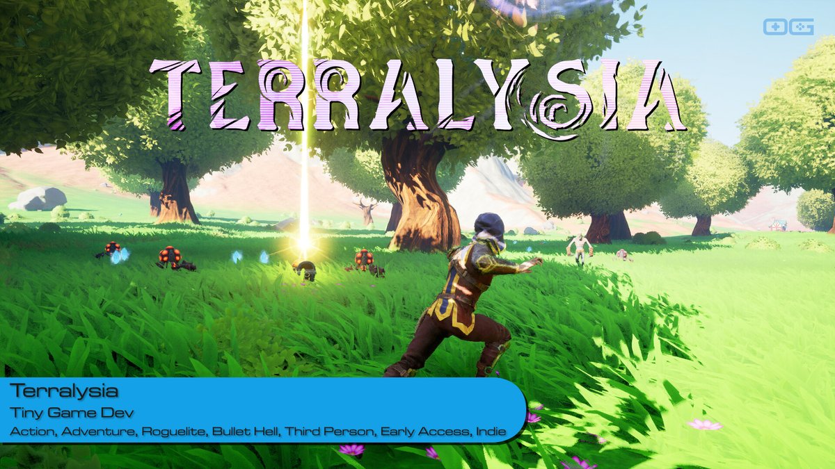 OverageGmngCom's tweet photo. OG plays Terralysia!
https://t.co/cLWhh6a2Xa

Like &amp; Sub!

@tinygdev

#TerralysiaGame #Roguelike #BulletHell #ActionAdventure #MagicCombat #BossBattles #IndieGameTrends #IndieWatch #IndieDev #GameDev #IndieGameDev #IndieGame #IndieGames #Gameplay #LetsPlay #Gaming https://t.co/nfp1x1qg5B