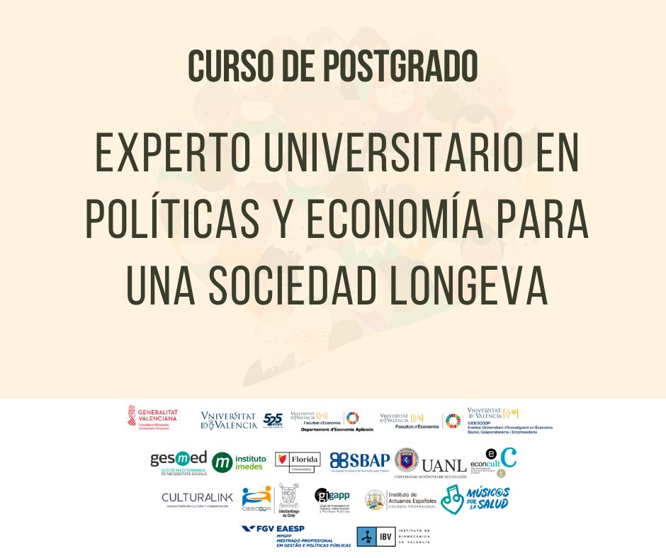 ¿Quieres adquirir las competencias necesarias para responder a los desafíos que presenta una sociedad longeva, bien sea desde el ámbito público, bien sea desde el ámbito privado?

‼️Preinscripción hasta el 30/11

Apúntate ya al curso de postgrado de la UV👉longevidadcongresos.com/cursos/