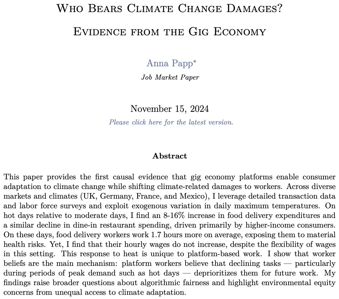 annapappp (@annapappp) on Twitter photo I'm on the job market! My #EconJMP examines climate adaptation inequality in labor markets (see ⬇️).
This is part of my work on the effects of climate change/plastic pollution on workers & society - often with unique data & an interdisciplinary lens. 
pappanna.github.io I'm on the job market! My #EconJMP examines climate adaptation inequality in labor markets (see ⬇️).
This is part of my work on the effects of climate change/plastic pollution on workers & society - often with unique data & an interdisciplinary lens. 
pappanna.github.io