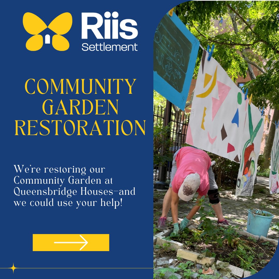 Riis_Settlement's tweet image. Be a part of making our community garden—and the Queensbridge community—flourish. Donate here: donate.seedmoney.org/10137/jacob-a.… or the link in our bio. Thank you for your support! 🌱