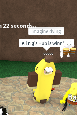 YYSX_2's tweet photo. yall so i was playing KAT and i see someone hacking and i thinked first it was like a original hacker but NO it was wrong it was actually a bot saying join kings hub and flexing and its not a real person its a hacked account so #ROBLOX #robloxhackers @Roblox_RTC @Roblox ban him https://t.co/HX7Gh8Xb9l