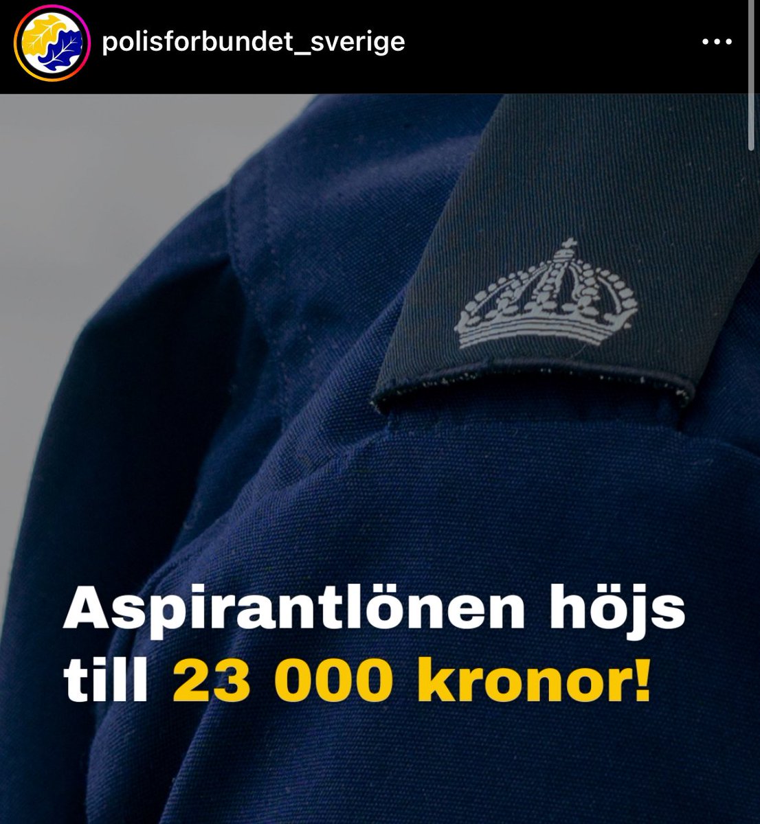 Detta är en sjukt bra julklapp! Tack <a href="/polisforbundet/">Polisförbundet</a> ni gör ett fantastiskt arbete.