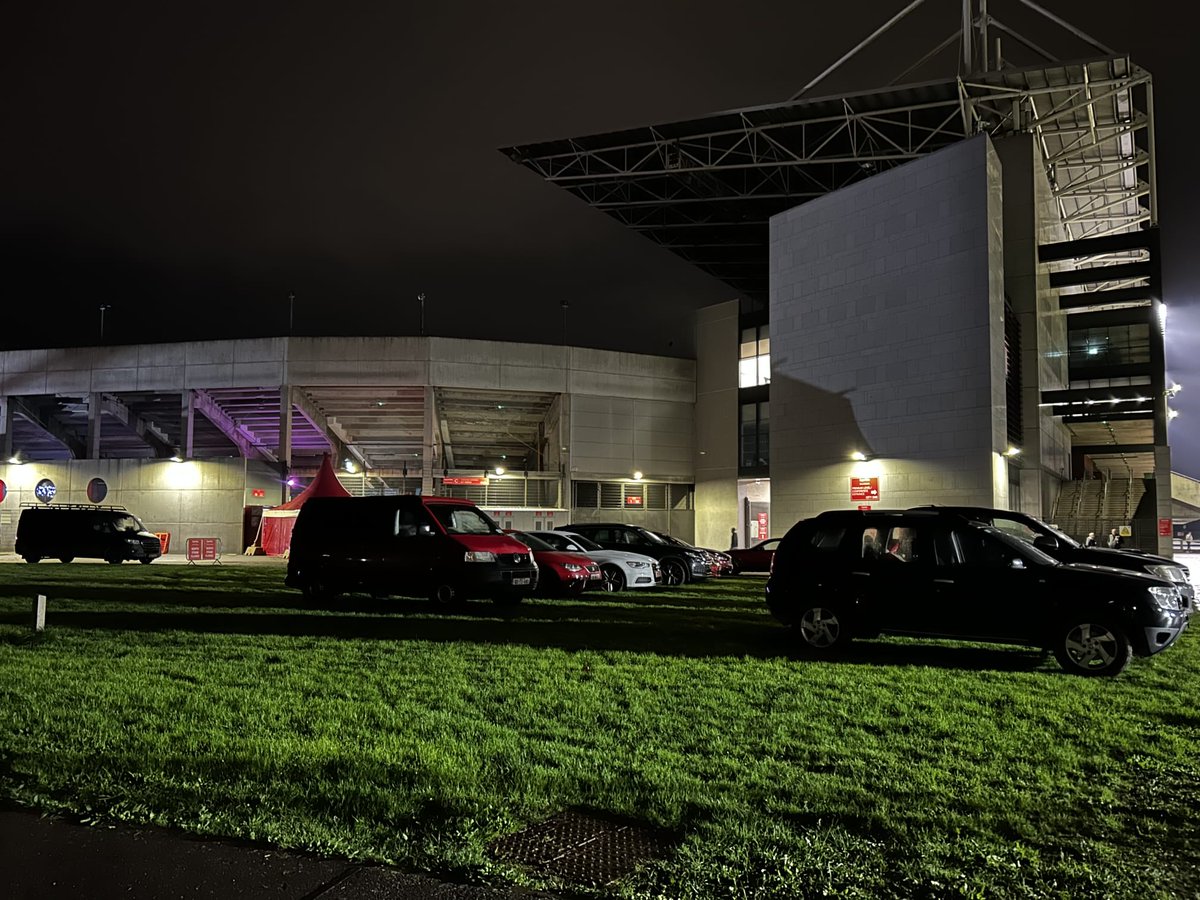 Let's put an amusement park into the stadium carpark!

But where will people park when using the 4g or other stadium facilities...