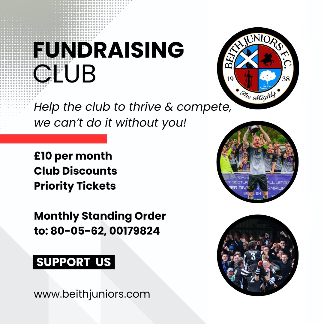 Can you support us &amp; join our fundraising club, we need your help to compete!

All the players &amp; management team have bought in, have you?

beithjuniors.com/gct/1036