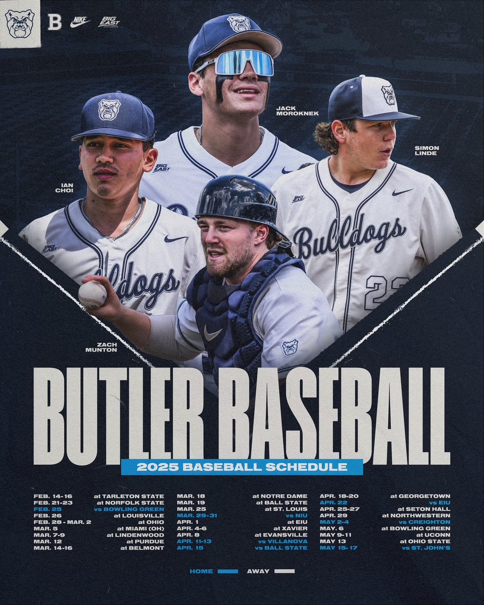 Butler Baseball (@butlerubaseball) on Twitter photo Butler Baseball Releases 2025 Schedule
ποΈOpening Day - Feb. 14
π°bit.ly/494L4ce Butler Baseball Releases 2025 Schedule
ποΈOpening Day - Feb. 14
π°bit.ly/494L4ce